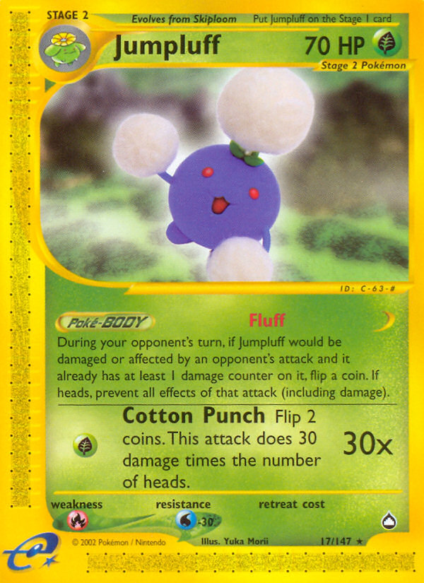 Pokemon | Jumpluff (17/147) [Aquapolis] | The Nerd Merchant
