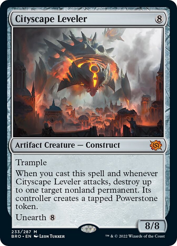 Magic | Cityscape Leveler [The Brothers' War] | The Nerd Merchant