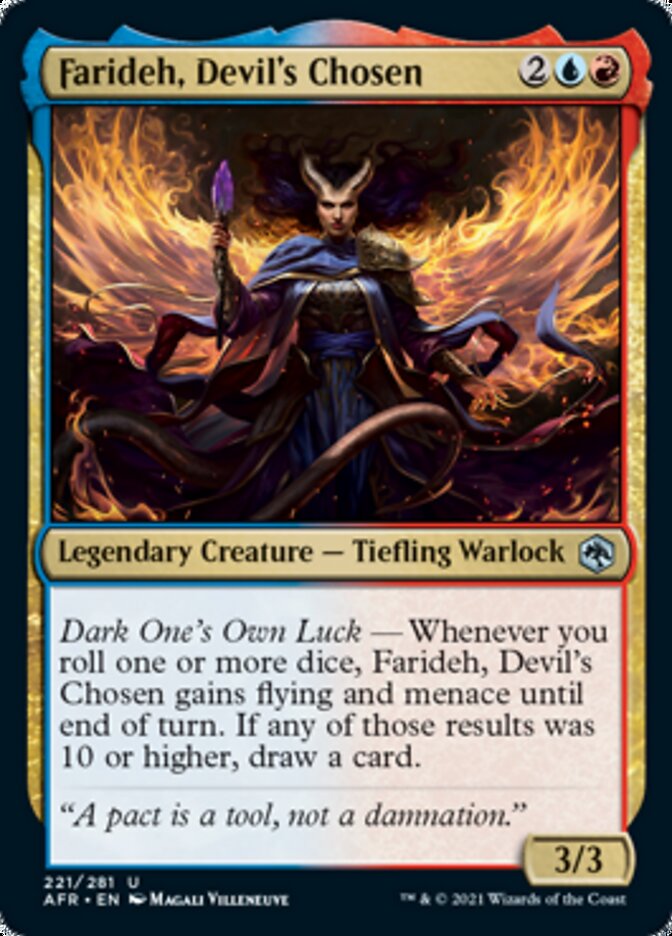 Magic | Farideh, Devil's Chosen [Dungeons & Dragons: Adventures in the Forgotten Realms] | The Nerd Merchant