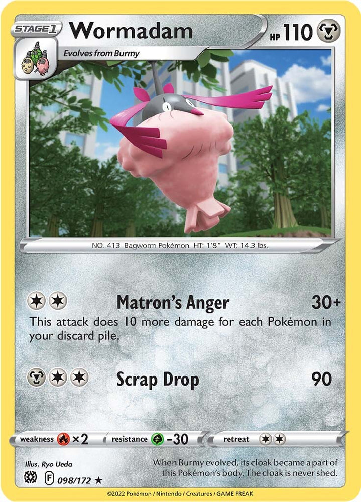 Pokemon | Wormadam (098/172) [Sword & Shield: Brilliant Stars] | The Nerd Merchant