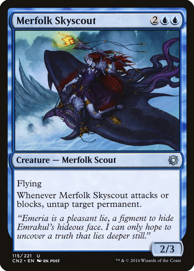 Magic | Merfolk Skyscout [Conspiracy: Take the Crown] | The Nerd Merchant