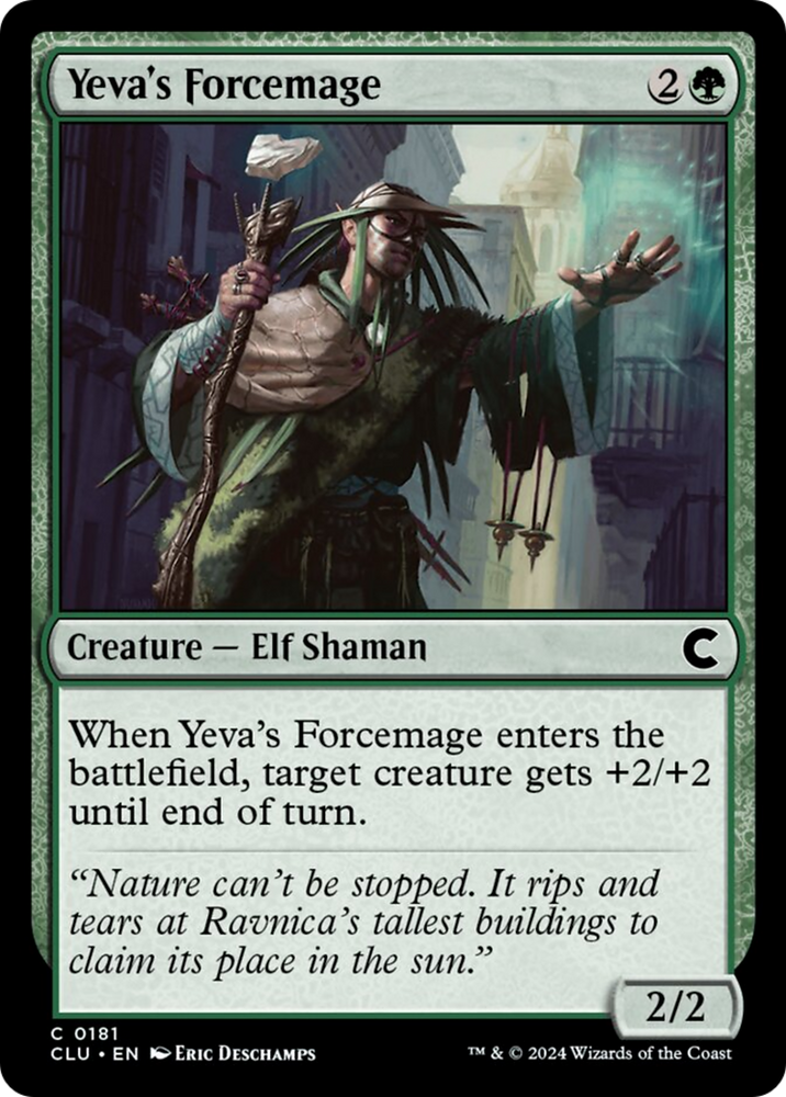 Magic | Yeva's Forcemage [Ravnica: Clue Edition] | The Nerd Merchant