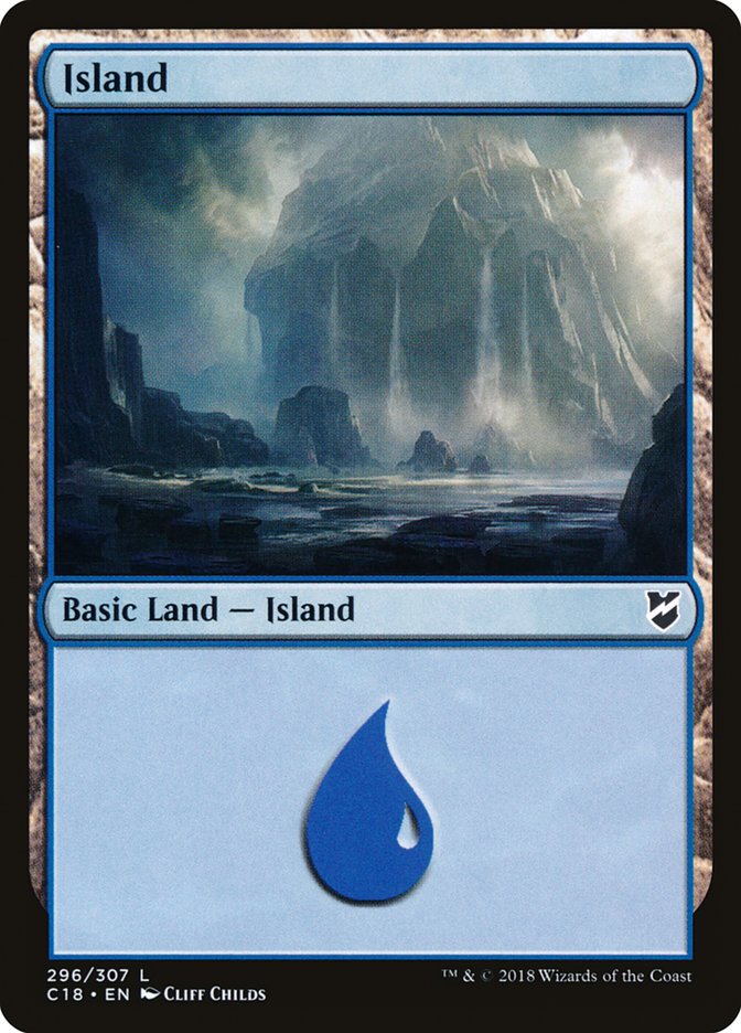 Magic | Island (296) [Commander 2018] | The Nerd Merchant