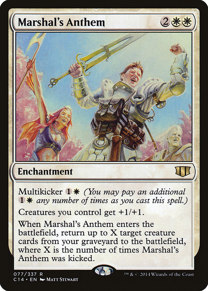 Magic | Marshal's Anthem [Commander 2014] | The Nerd Merchant