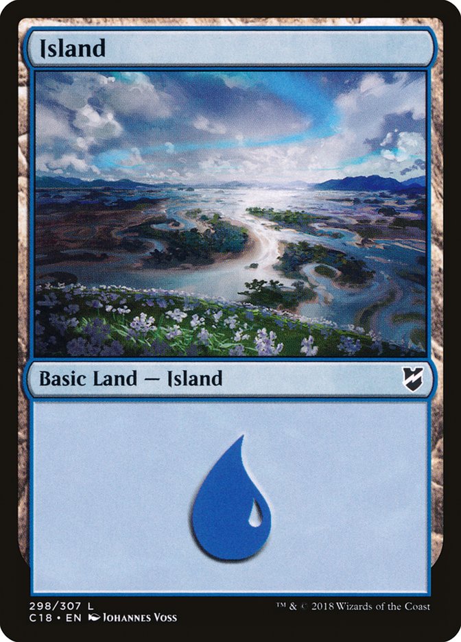 Magic | Island (298) [Commander 2018] | The Nerd Merchant