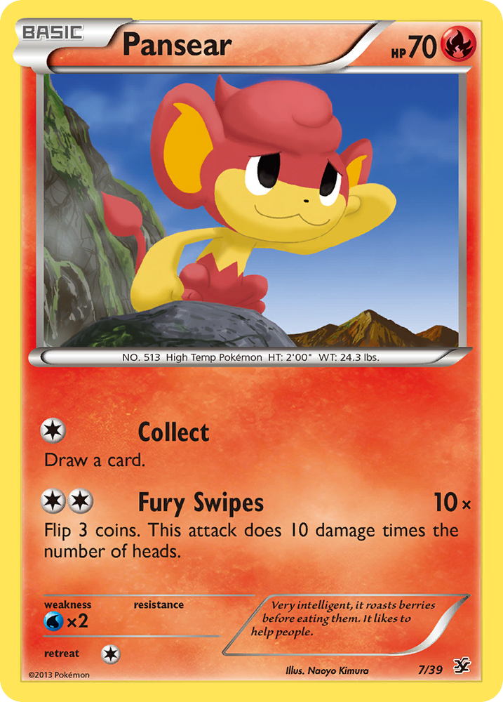 Pokemon| Pansear (7/39) [XY: Kalos Starter Set] | The Nerd Merchant