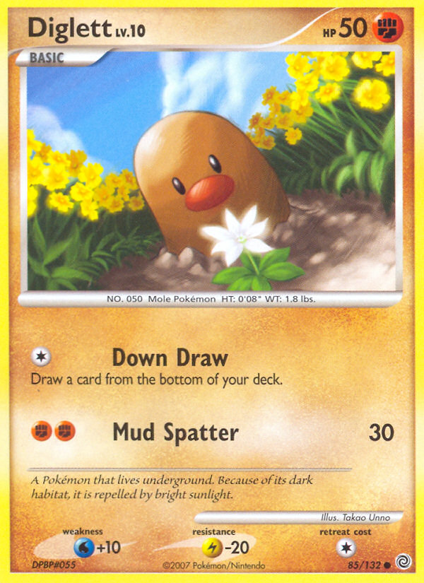 Pokemon | Diglett (85/132) [Diamond & Pearl: Secret Wonders] | The Nerd Merchant