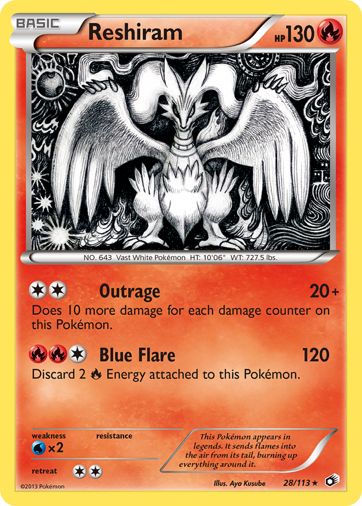 Pokemon | Reshiram (28/113) [Black & White: Legendary Treasures] | The Nerd Merchant