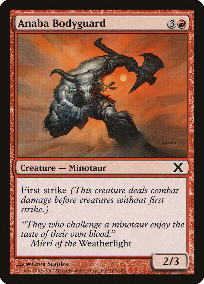 Magic | Anaba Bodyguard [Tenth Edition] | The Nerd Merchant
