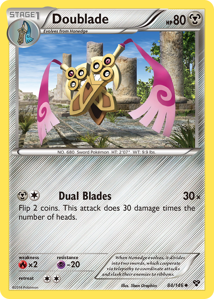 Pokemon | Doublade (84/146) [XY: Base Set] | The Nerd Merchant