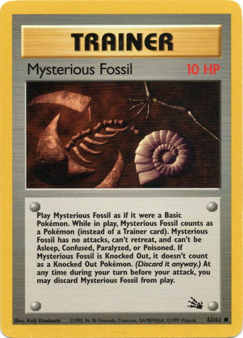 Pokemon | Mysterious Fossil (62/62) [Fossil Unlimited] | The Nerd Merchant