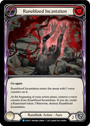 Flesh and Blood TCG | Runeblood Incantation (Red) [EVR107] (Everfest)  1st Edition Rainbow Foil | The Nerd Merchant