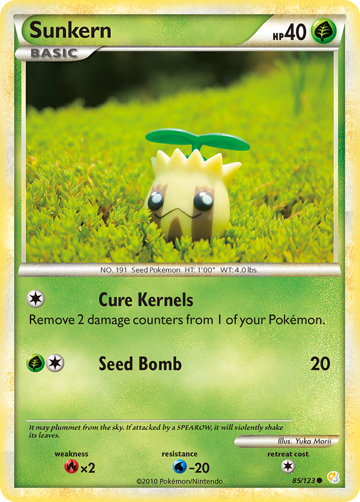 Pokemon | Sunkern (85/123) [HeartGold & SoulSilver: Base Set] | The Nerd Merchant