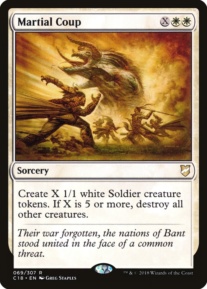 Magic | Martial Coup [Commander 2018] | The Nerd Merchant