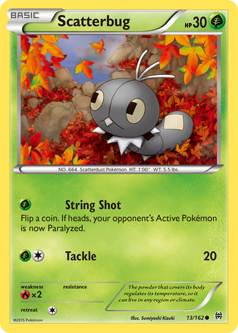 Pokemon | Scatterbug (13/162) [XY: BREAKthrough] | The Nerd Merchant